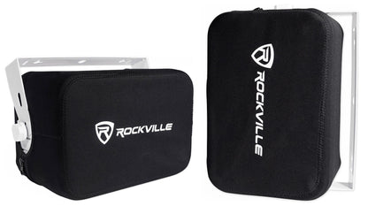 2) Rockville RWBC65S Neoprene Covers For Select 6.5" Outdoor/Patio/Boat Speakers