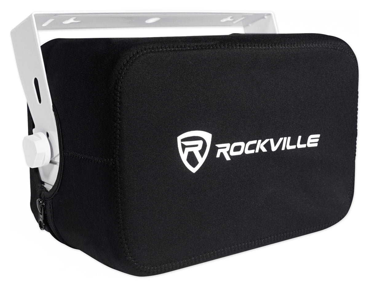 2) Rockville RWBC65S Neoprene Covers For Select 6.5" Outdoor/Patio/Boat Speakers