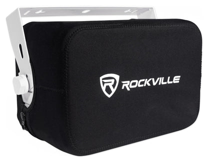 2) Rockville RWBC65S Neoprene Covers For Select 6.5" Outdoor/Patio/Boat Speakers