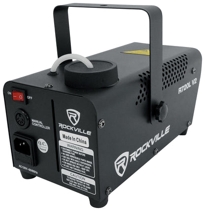 Rockville R720L Fog/Smoke Machine with Remote and Fluid and Multi Color LED Built In!