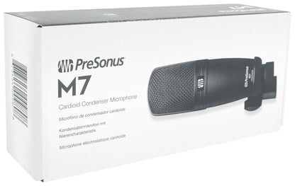 Presonus M7 Cardiod Electret Studio Condenser Microphone Recording Mic