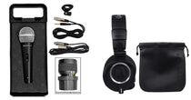 ATH-M50X Studio Headphones & RMC-XLR Handheld Microphone Bundle