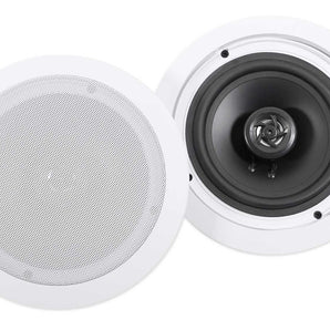 Pair Rockville HC655-16 6.5" 500 Watt In-Ceiling Home Theater Speakers 16 Ohm