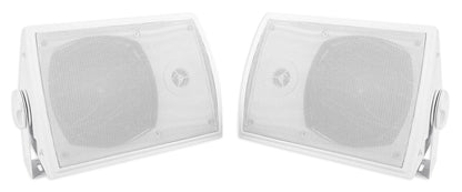 (2) Rockville HP5S-8 5.25" Outdoor/Indoor Home Theater Speakers w/Swivel Bracket