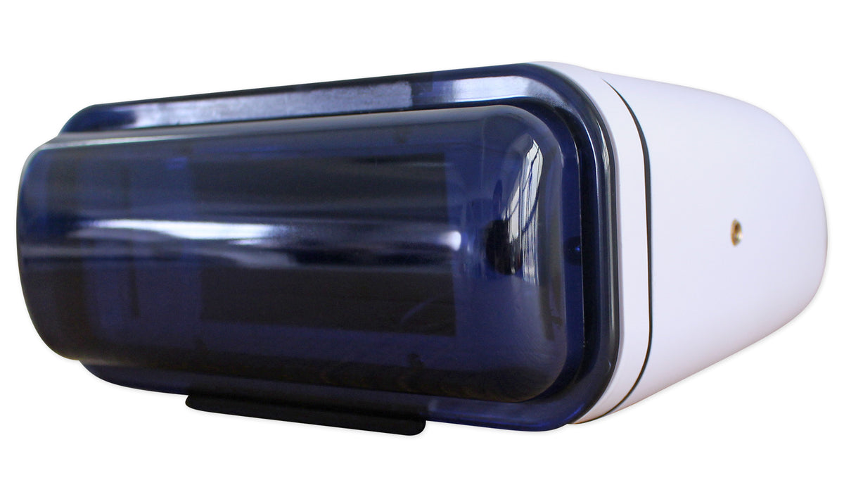 Rockville RMH200W Single DIN Marine Radio Waterproof Gimbal Housing White