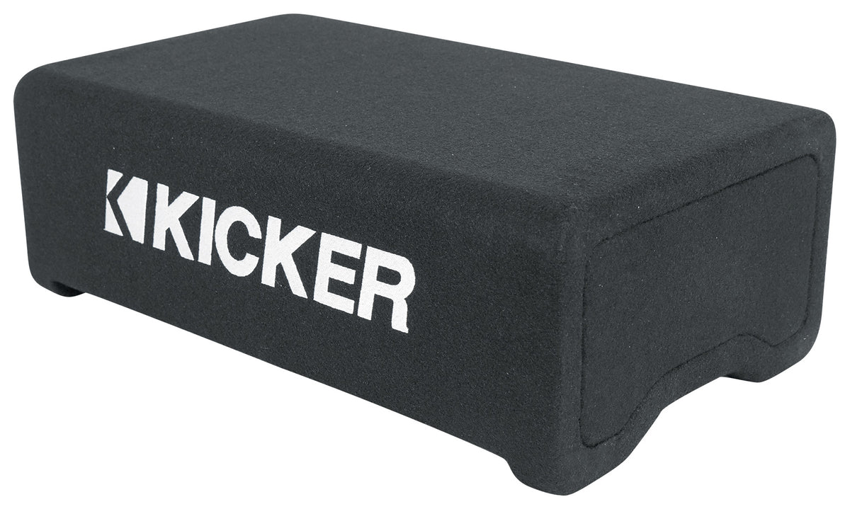 KICKER 48CDF104 Comp12 10" 300w Down Firing Car Subwoofer+Mono Amplifier+Amp Kit