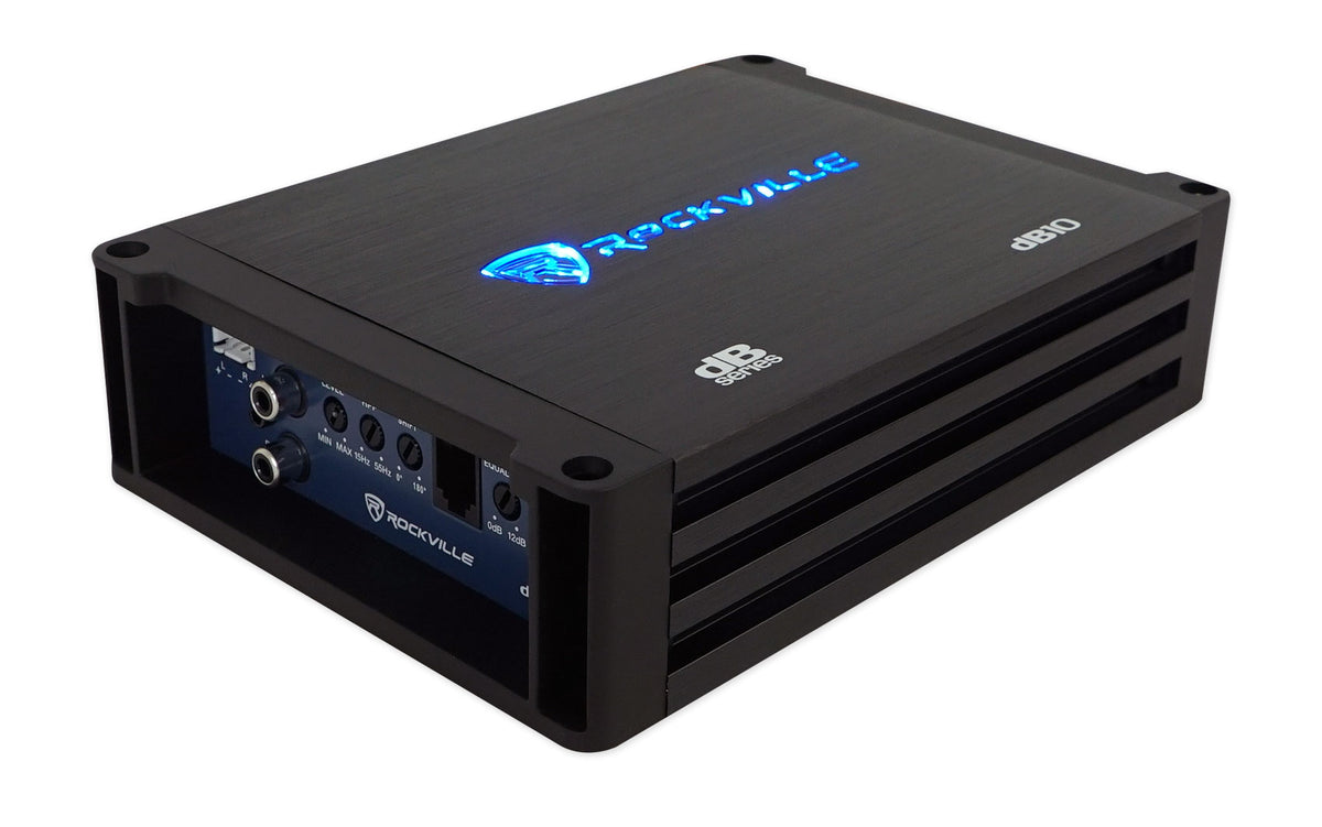 KICKER 48CDF104 Comp12 10" 300w Down Firing Car Subwoofer+Mono Amplifier+Amp Kit