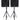 (2) Rockville RSG15.4 15” 1500w Passive PA Speakers+2)Stands+2)Cables+Carry Case