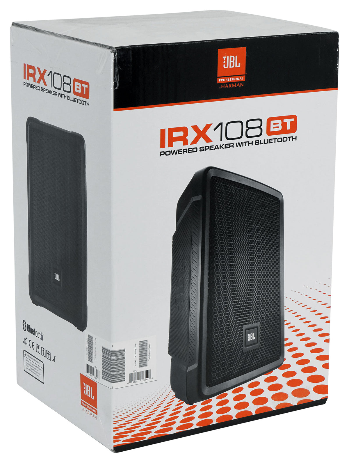 JBL IRX108BT 8" 1000 Watt Powered Active DJ Portable PA Speaker w/ Bluetooth