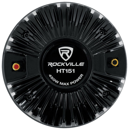 Rockville HT151 3" 450w Car/Pro Aluminum Horn Titanium Tweeter w/ 3" Voice Coil