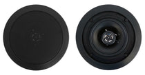 2) Rockville CC525T Black 5.25" Commercial 70v Ceiling Speakers For Restaurant