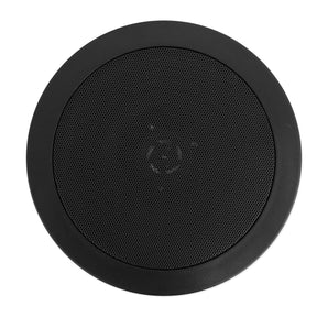 2) Rockville CC525T Black 5.25" Commercial 70v Ceiling Speakers For Restaurant