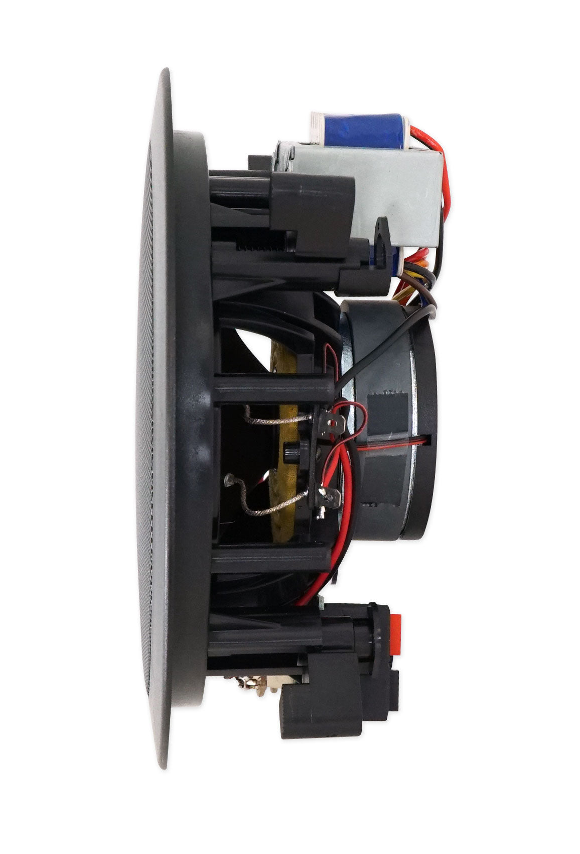 2) Rockville CC525T Black 5.25" Commercial 70v Ceiling Speakers For Restaurant