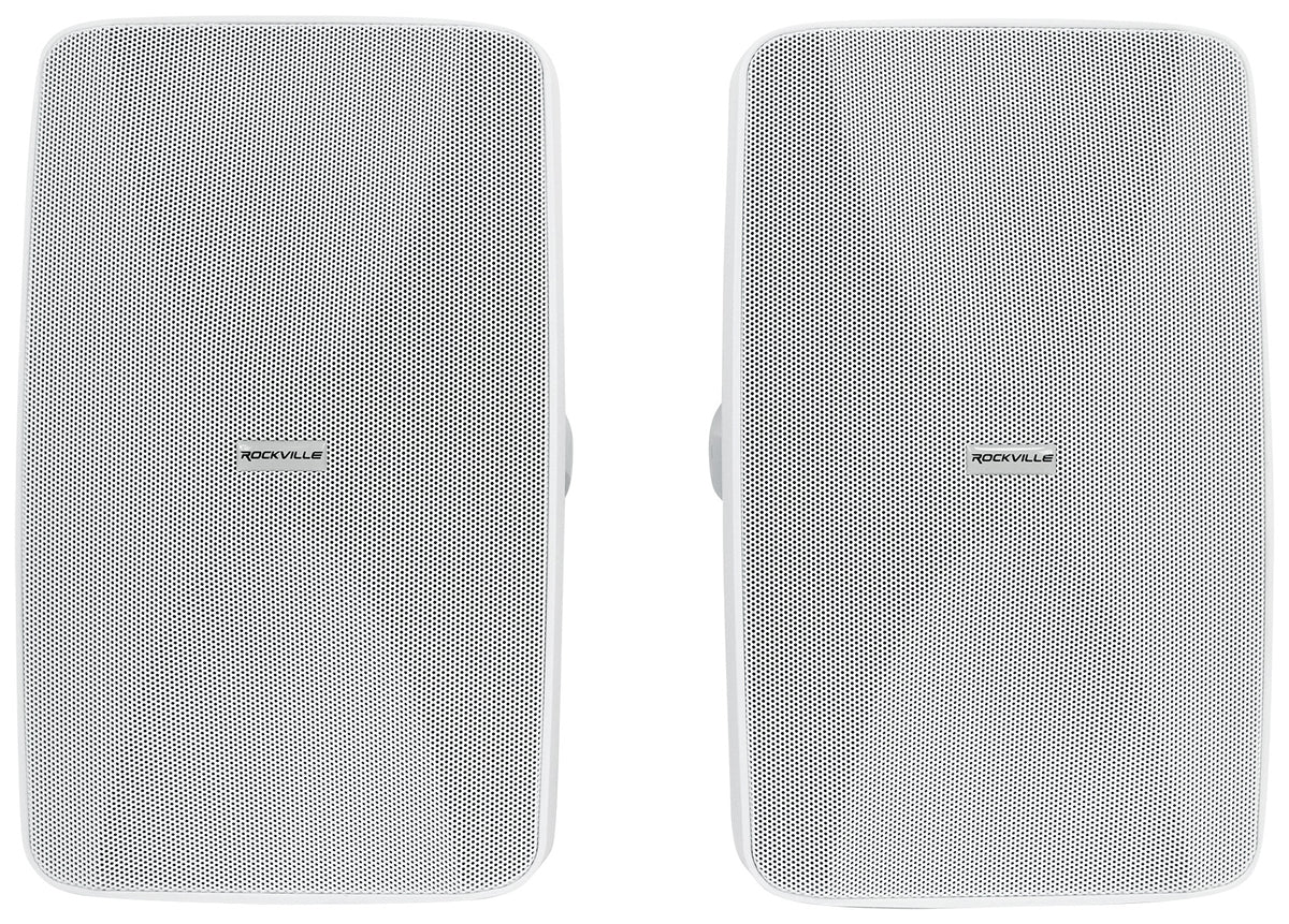 JBL VMA1120 Commercial/Restaurant Amplifier Mixer+(4) White 6.5" Wall Speakers
