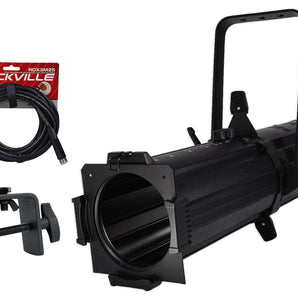 Chauvet DJ EVE E-100Z White Ellipsoidal Gobo Projector Spot Light+Clamp+Cable