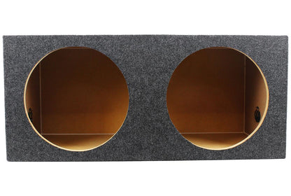 (2) MTX 3512-04 12" 500 Watt SVC 2-ohm Car Audio Subwoofers + Sub Enclosure Box