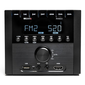 MB Quart RVM2.0 2-Zone RV Receiver Radio Stereo AM/FM/Bluetooth/HDMI/USB+Remote