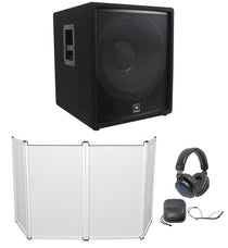 JRX218S Sub, RFAAW Facade + DJ1500 Headphones
