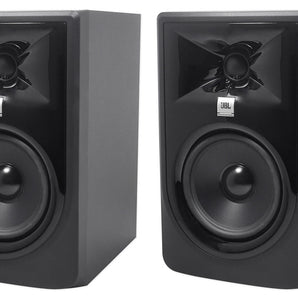 (2) JBL 305P MkII 5" 2-Way Active Powered Studio Reference Monitors Speakers