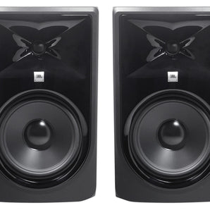 (2) JBL 305PMKII 8" Powered Studio Reference Monitor Monitoring Speakers