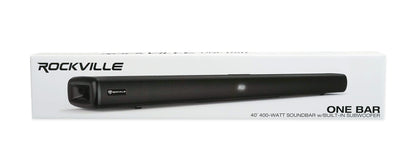 Rockville ONE-BAR All In One SoundBar 2.1 Bluetooth Sound Bar w/Sub Built In