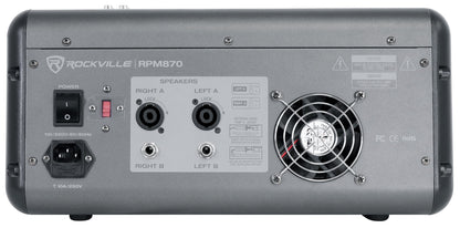 (2) JBL Pro JRX212 12" 2000w PA/DJ Speakers+Powered 8-Channel Mixer w/USB+Stands