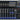 Gemini GEM-12USB 12 Channel Bluetooth Mixer w/USB 12 Ins/2 Bus/3 Band EQ,Effects