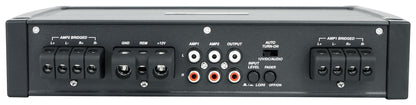 48KXMA8004 4-Channel Marine Amplifier + Amp Kit + RCA Cable