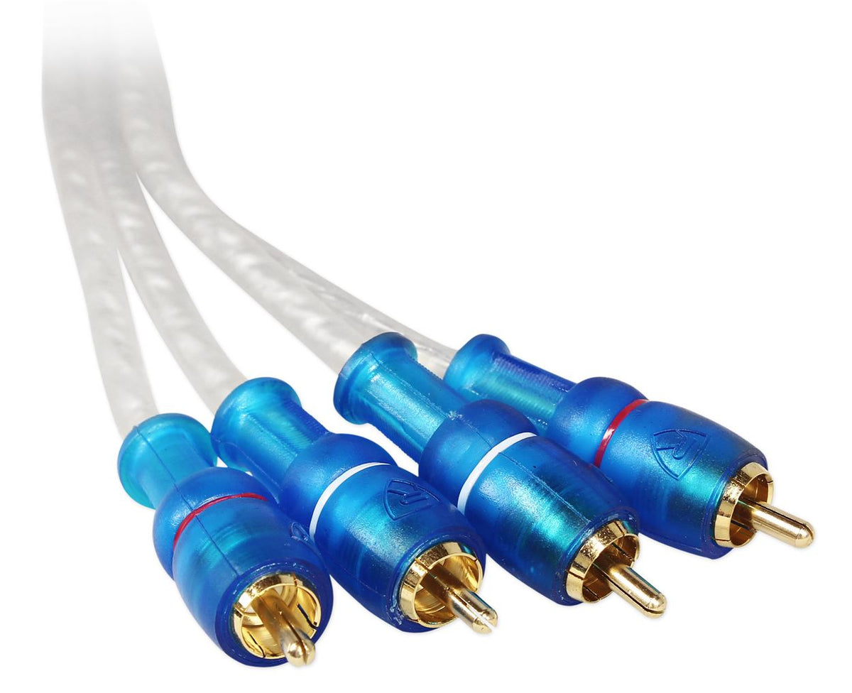 48KXMA8004 4-Channel Marine Amplifier + Amp Kit + RCA Cable