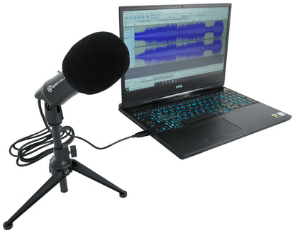 Rockville Z-Stream USB Microphone + iUSB Lightning Adapter Bundle