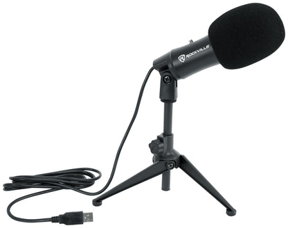 Rockville Z-Stream USB Microphone + iUSB Lightning Adapter Bundle
