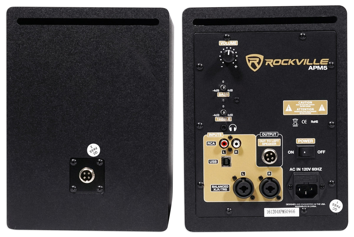 Recording Starter Kit w/ Monitors, Mixer, Mic, Headphones, Shield, Cables