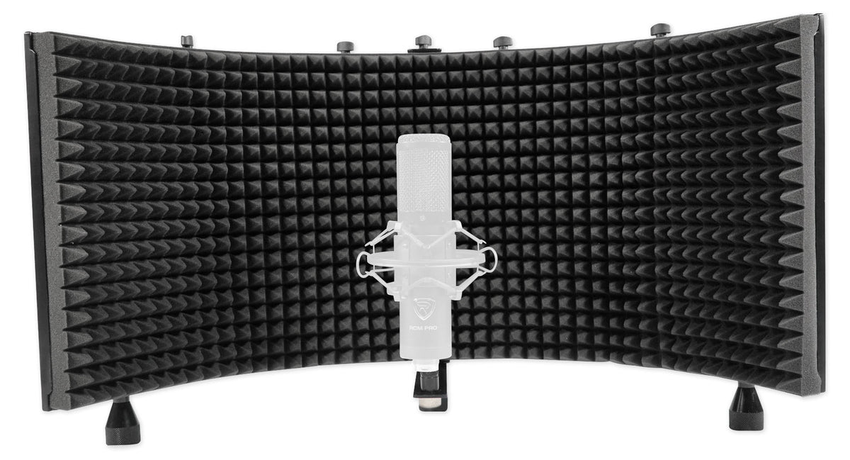 Recording Starter Kit w/ Monitors, Mixer, Mic, Headphones, Shield, Cables