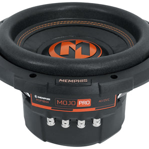 Memphis Audio MJP1044 10" 1500 Watt MOJO Pro Car Audio Subwoofer DVC 4 ohm Sub