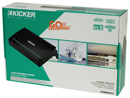 48KXMA8004 4-Channel Marine Amplifier + Home Soundbar