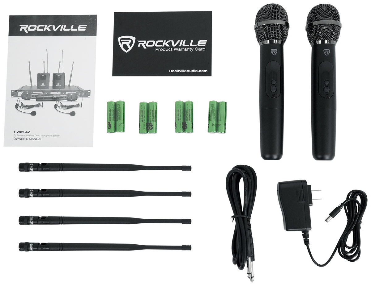 JBL EON ONE MK2 Rechargeable Line Array DJ PA Speaker+2 Handheld+2 Headset Mics