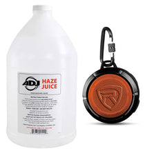 ADJ Haze Fluid Juice Liquid Gallon+Portable Bluetooth Speaker