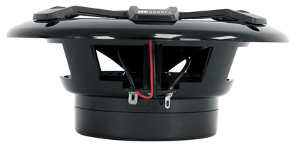 (2) MB QUART NF1-116B 6.5" 80 Watt Marine 2-Way Coaxial Black Speakers For Boat