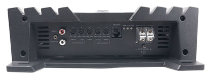 HAC-1500.1D 1500w Mono Amplifier 1 Ohm Class D Car Audio Amp + Wire Kit