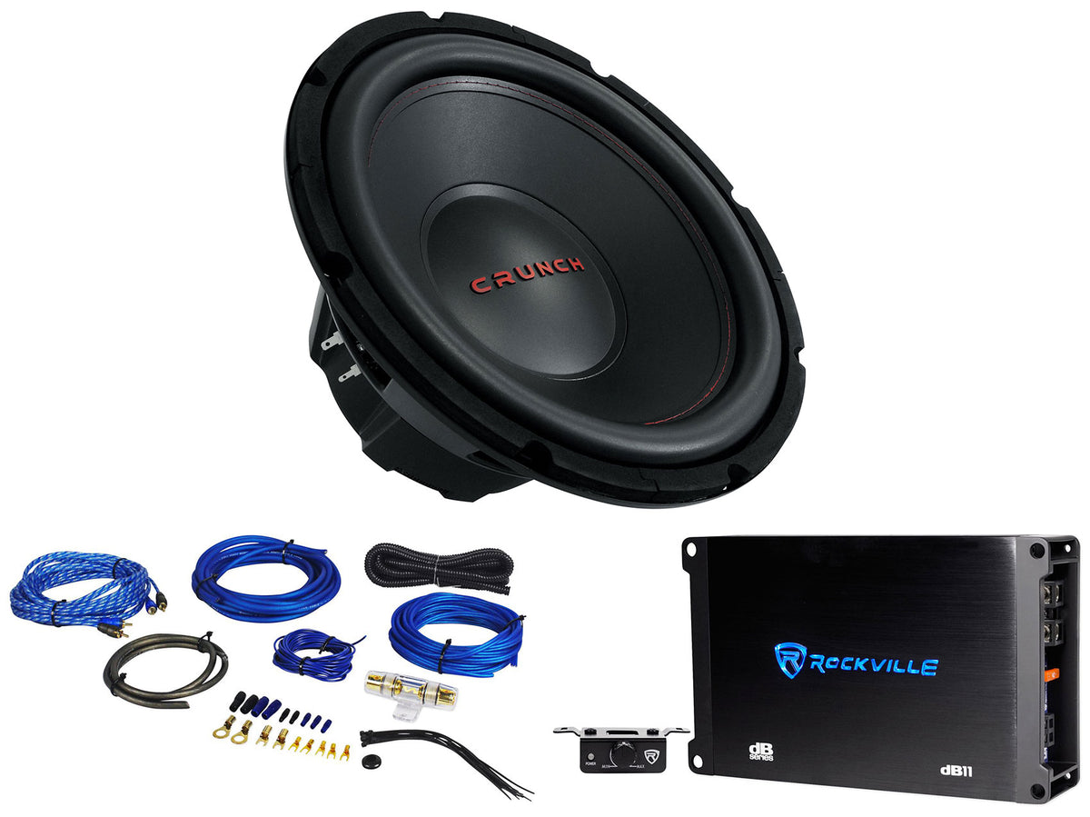 CRW12D4 Subwoofer + dB11 Amplifier + RWK81 Amp Kit
