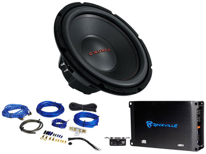 CRW12D4 Subwoofer + dB11 Amplifier + RWK81 Amp Kit