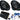 (2) Crunch CRW12D4 12" 800w Subwoofers DVC 4 Ohm Car Subs+Mono Amplifier+Amp Kit