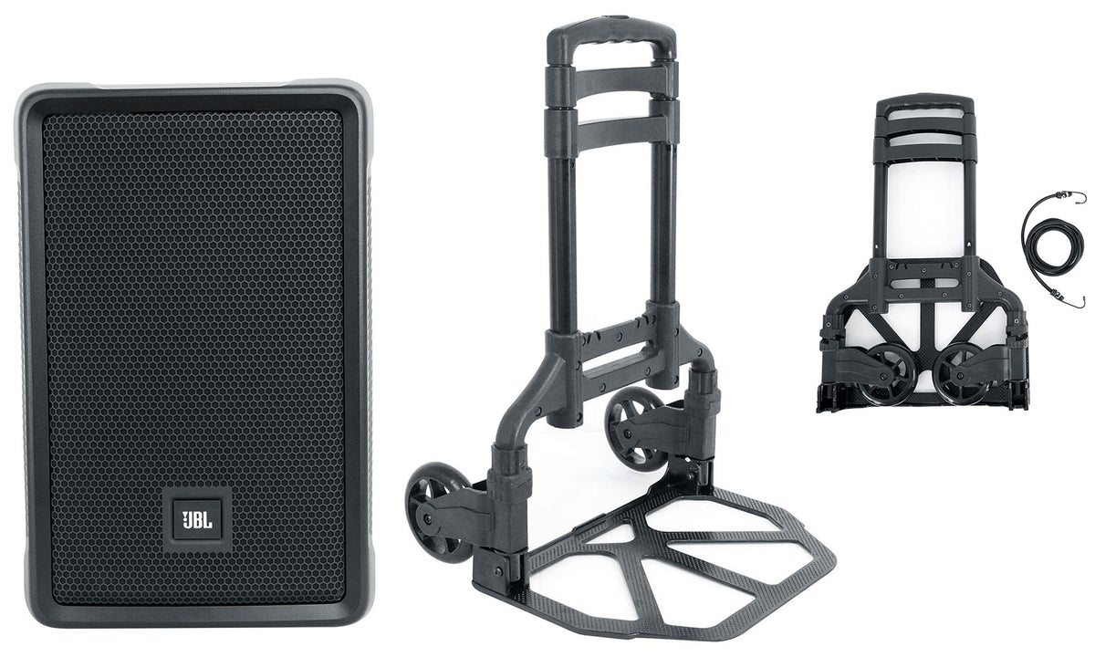 JBL IRX108BT 8" 1000w Powered DJ Portable PA Speaker w/ Bluetooth + Hand Truck