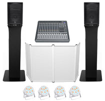 (2) JRX212 + (2) RTP32B DJ Pack, White Pars