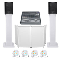 (2) JRX212 + (2) RTP32W DJ Pack with White Pars