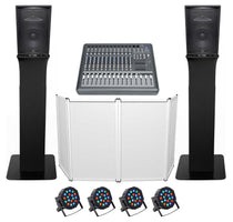 JRX215 DJ Pack with RTP32B Totem Stands