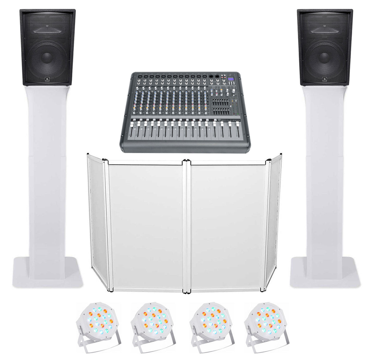 (2) JRX215 + (2) RTP32W DJ Pack 2