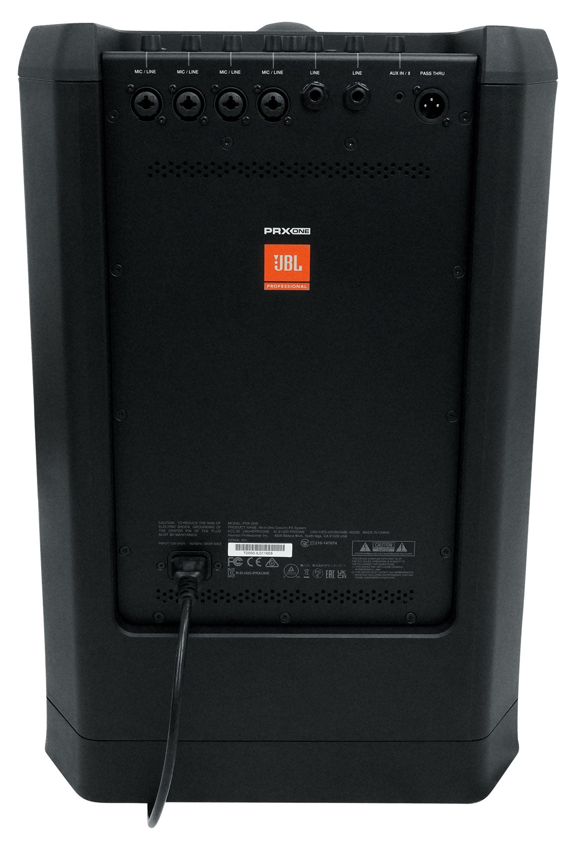JBL PRX ONE 2000w Powered Column DJ PA Speaker+Subwoofer w/Mixer/DSP/Bluetooth