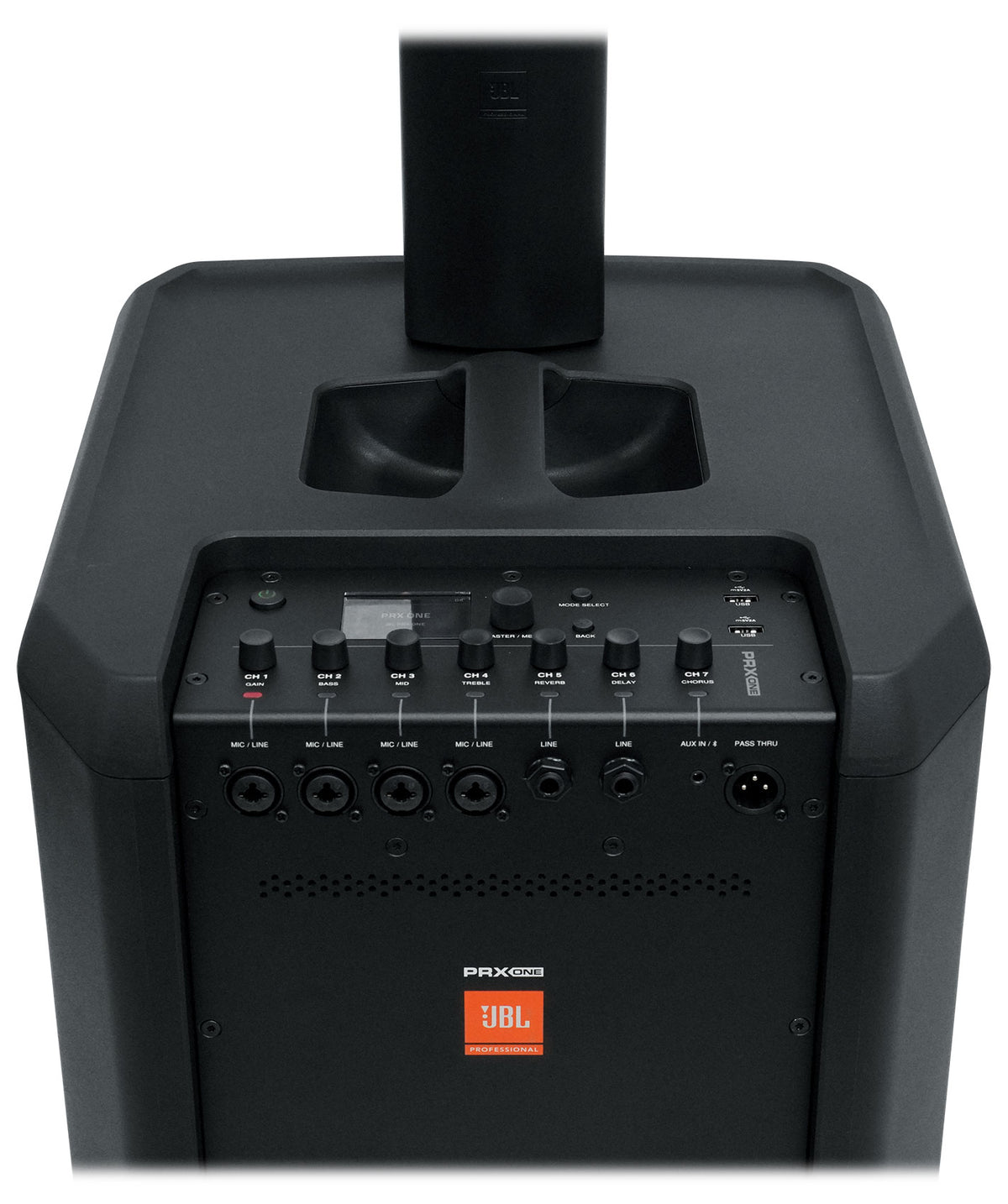 JBL PRX ONE 2000w Powered Column DJ PA Speaker+Subwoofer w/Mixer/DSP/Bluetooth