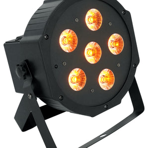 (8) Rockville BATTERY PAR 61 Rechargeable RGBWA+UV DMX DJ Wash Lights+Remotes